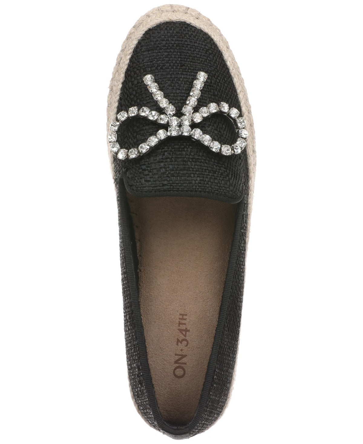 On 34th Women's Jaylaa Espadrille Flats, Exclusively at Macy's - Black