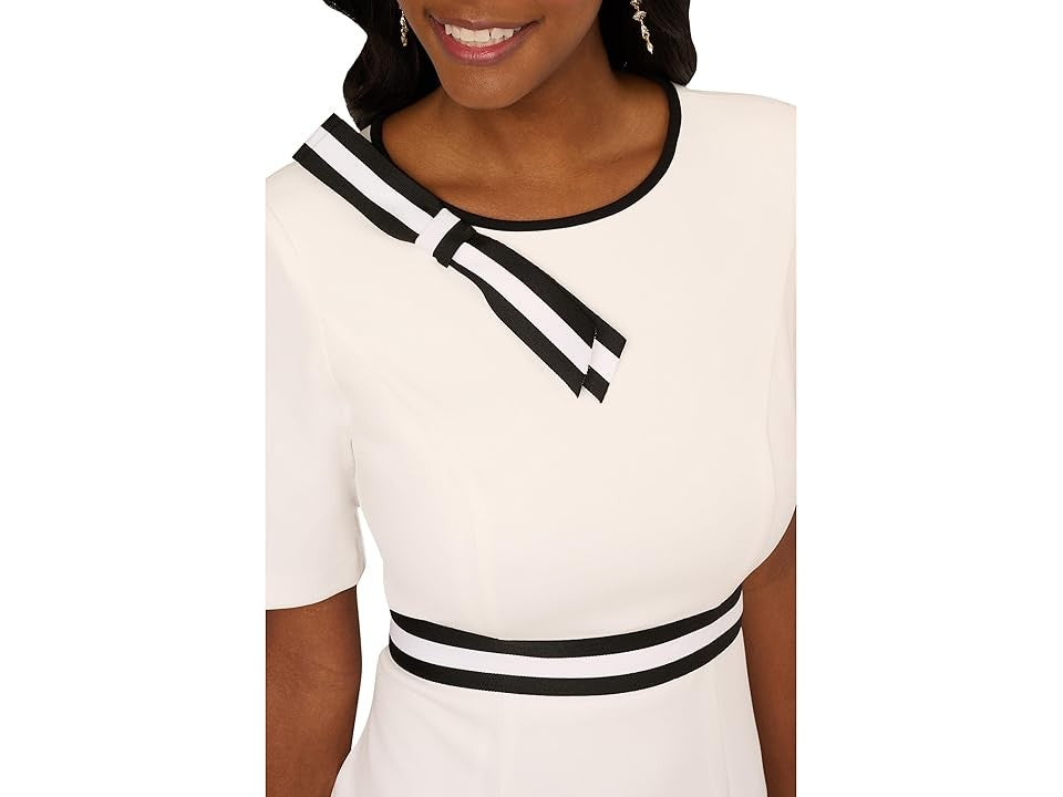 Adrianna Papell Size 14 White & Black New Dress