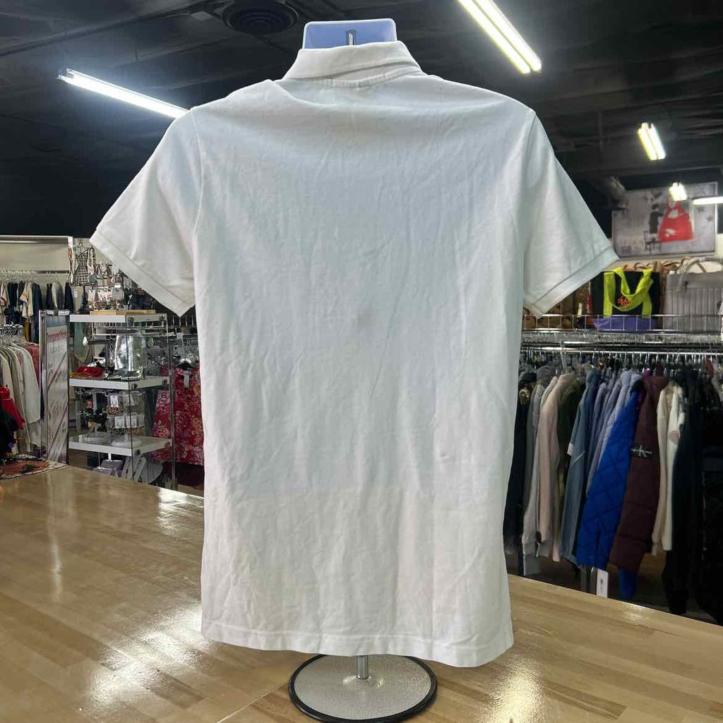 US Polo Assn Size M White Preloved MENS Polo