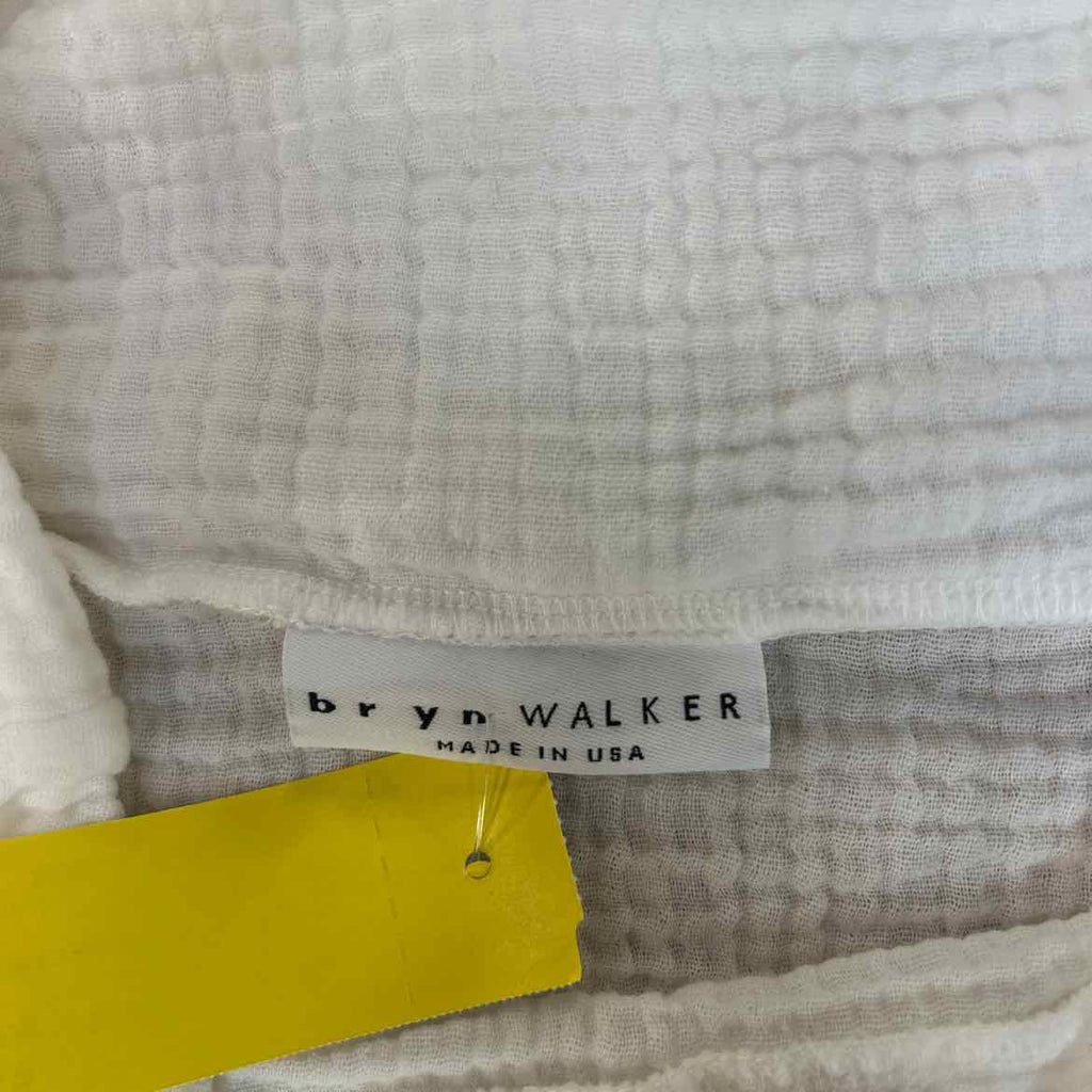 Bryn Walker Size L White Eel Skin New Sweater