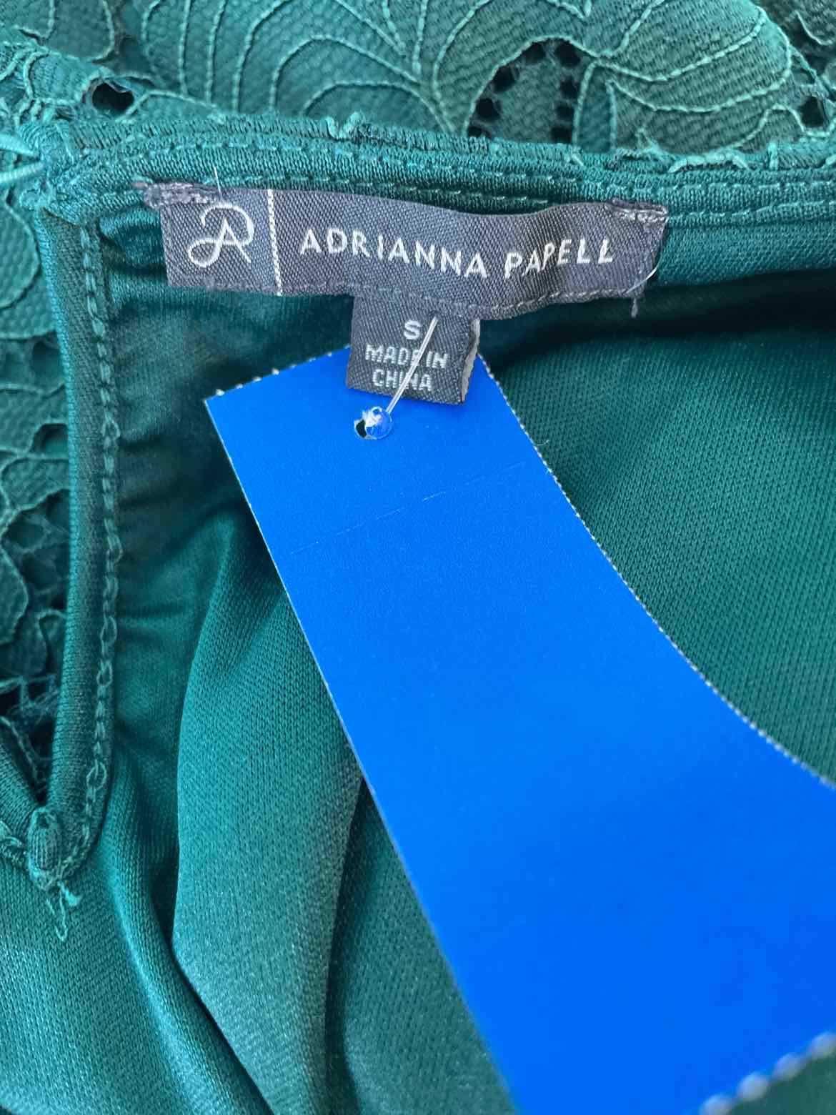 Adrianna Papell Size S Green Blouse