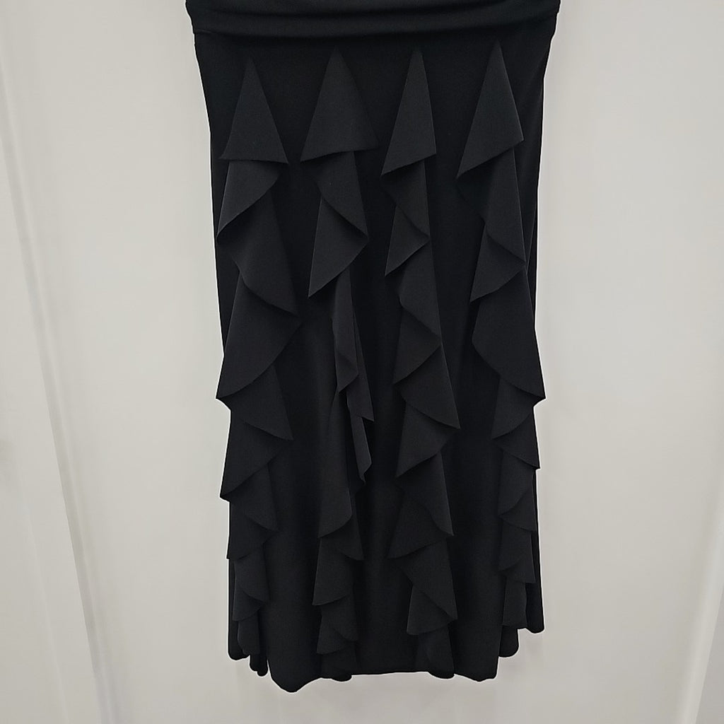Betsy & Adam Size 4 Black Preloved Dress