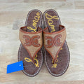 Sam Edelman Size 7.5 Brown Wedges