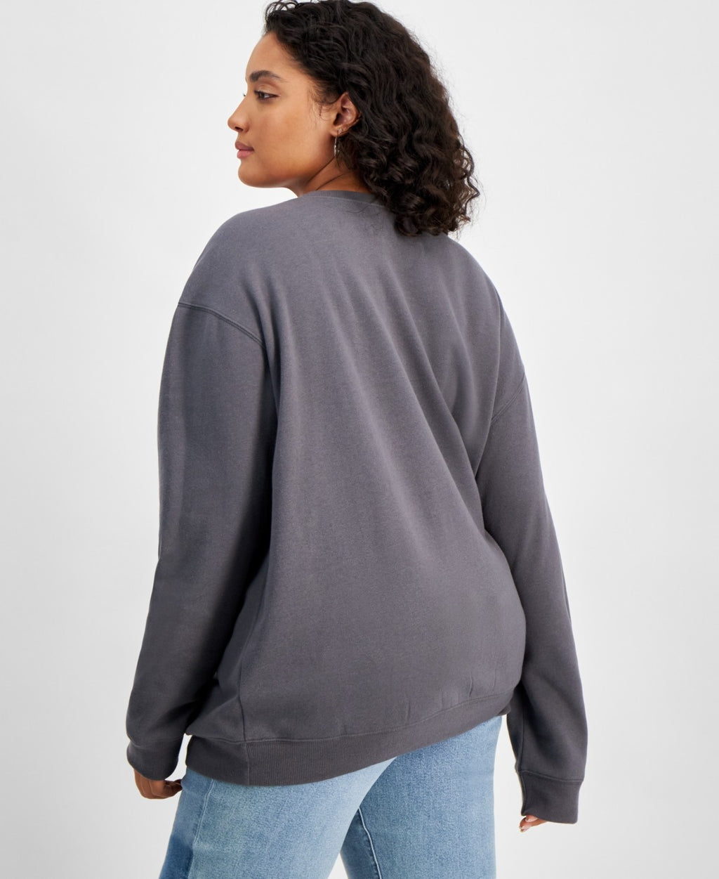 Love Tribe Size 3X Plus Size Chillin' Snoopy Sweatshirt - Iron Gate