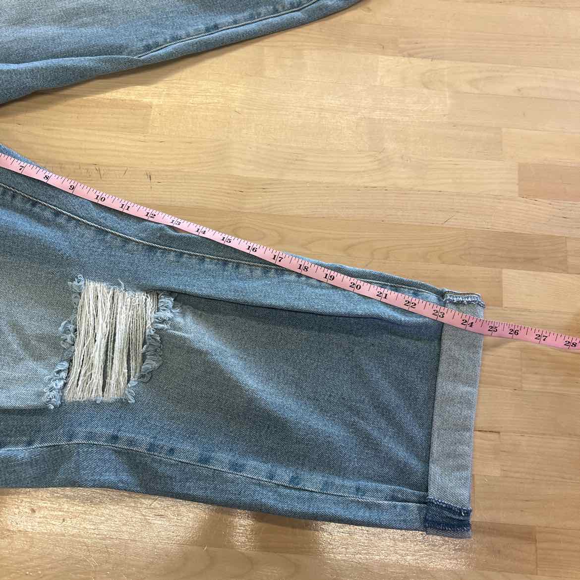 Celebrity Pink Trendy Plus Size Cuffed Girlfriend Jeans - Tide Pool