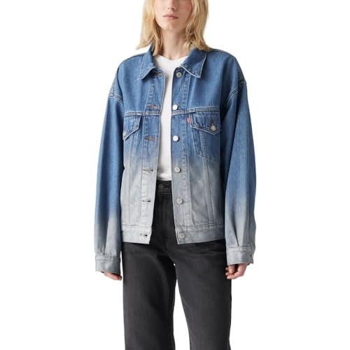 Levi's Size XL blue & silver  90s Cotton Trucker Jacket - My Moment