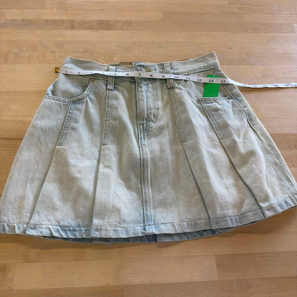 Levi's Size 24 Blue Denim New Skirt