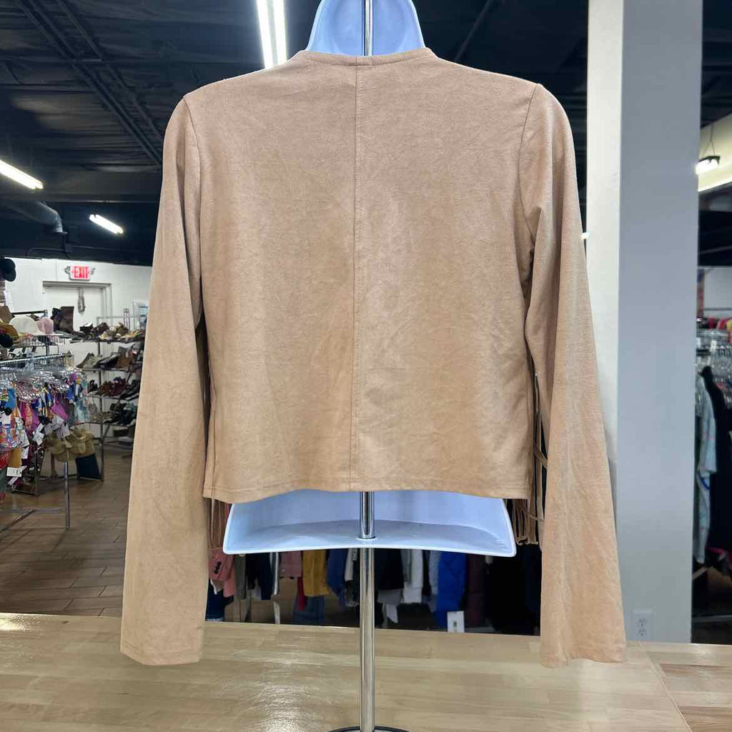 the classic Size M Brown Preloved Cardigan