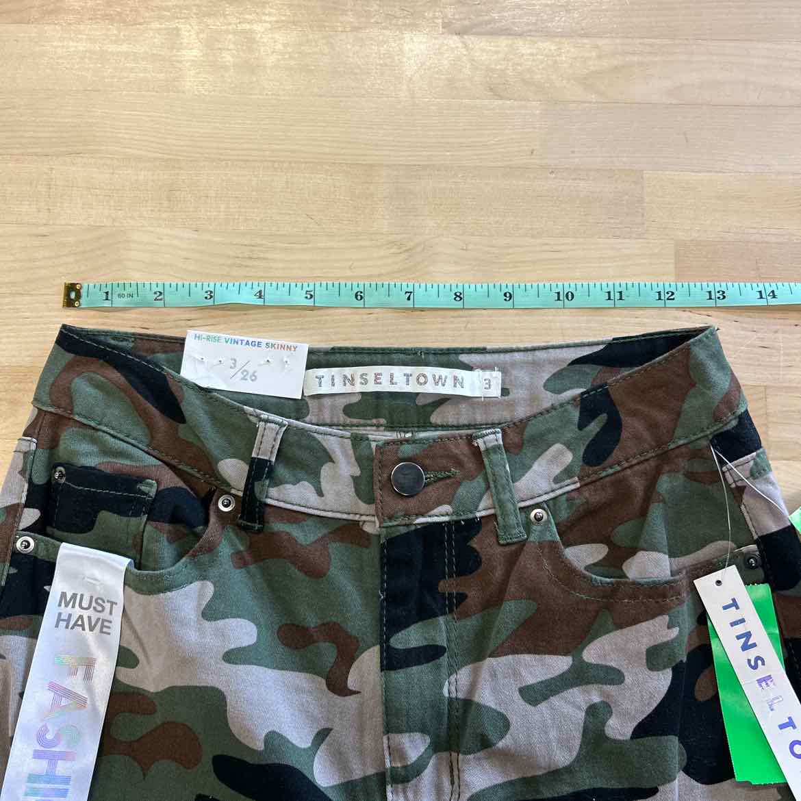 TINSELTOWN Size 3 Green Jeans