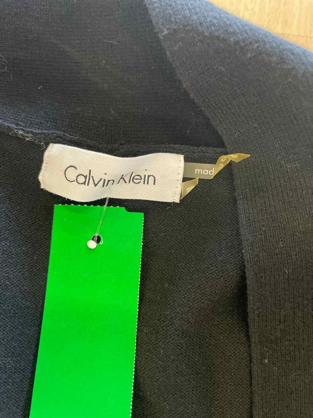 Calvin Klein Size M Black Cardigan