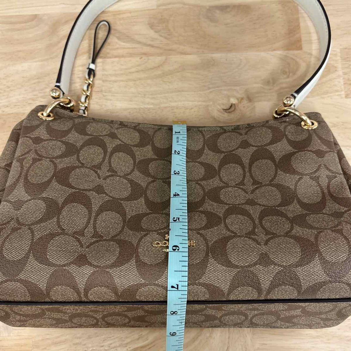Coach Brown Leather Preloved Handbag