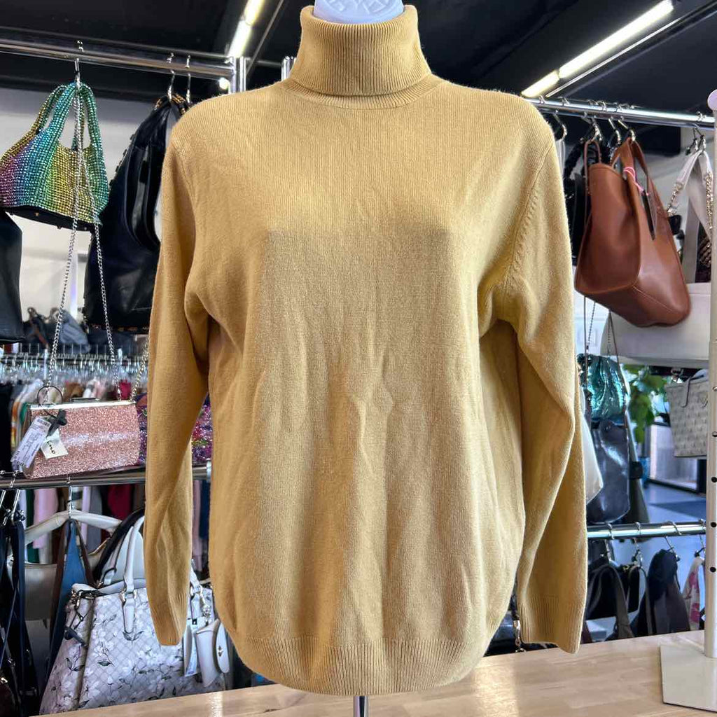 You's Me Size M Yellow Sweater