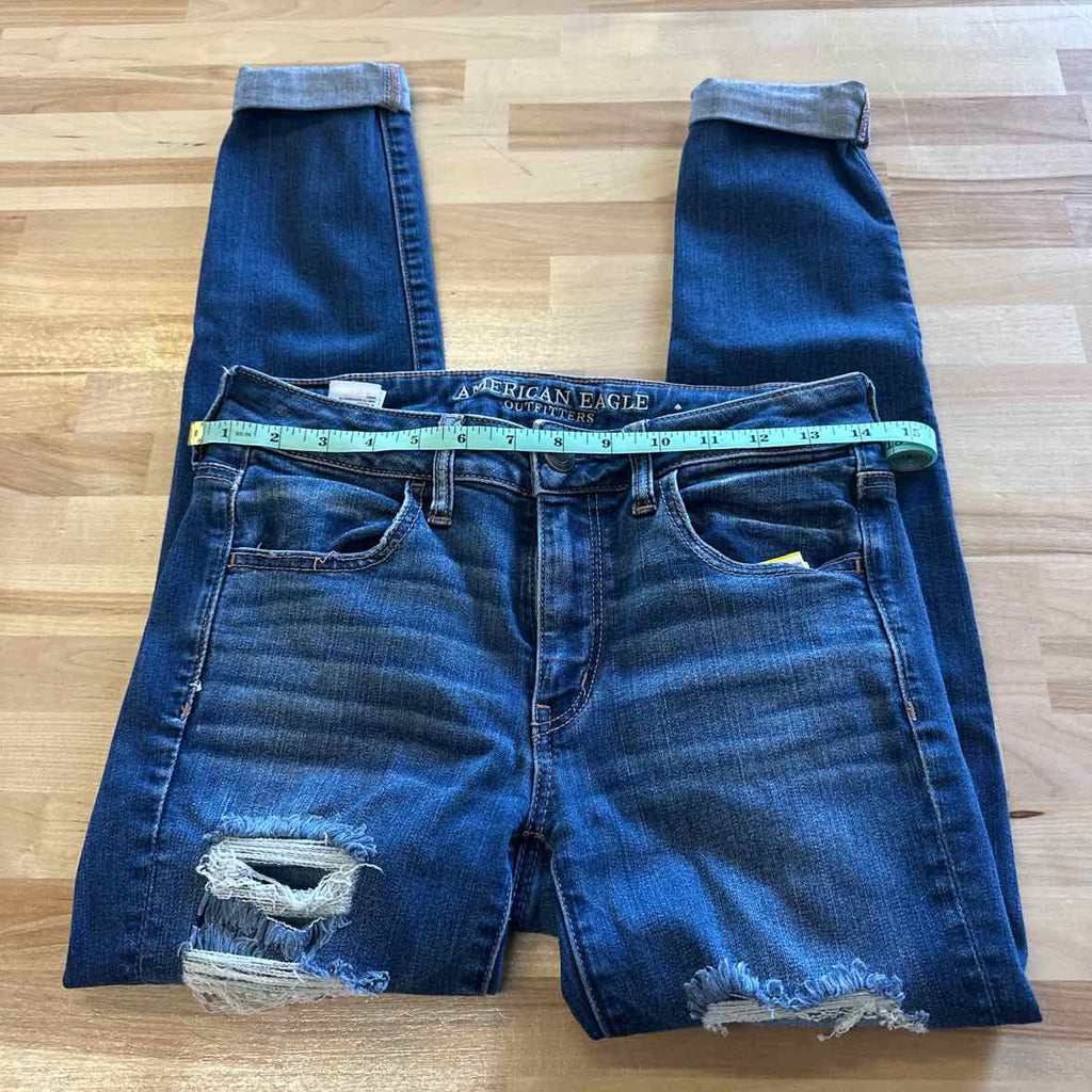 American Eagle Size 6 Blue Jeans
