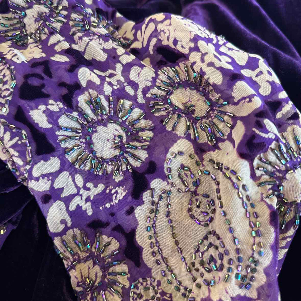 Vintage rose Size XXL Purple Duster