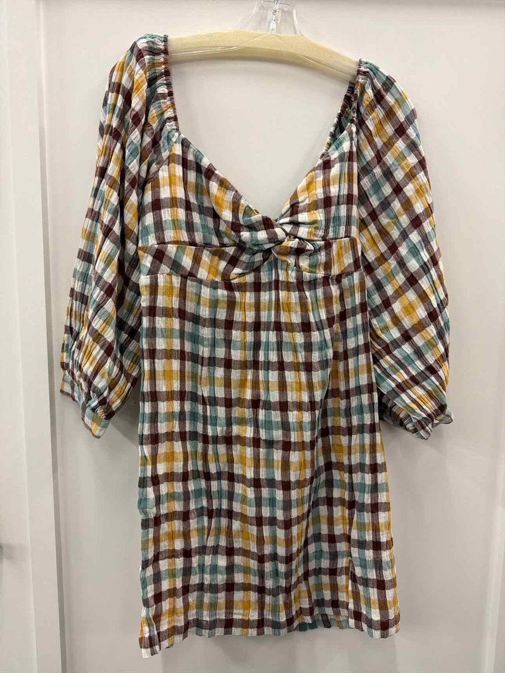 ROXY Moonlight Shores Plaid Dress