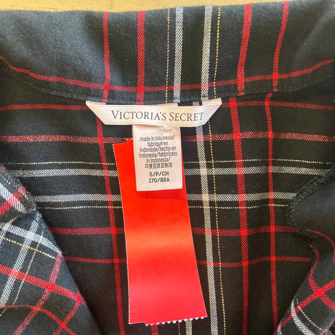Victoria Secret Size S Black Used Pajamas