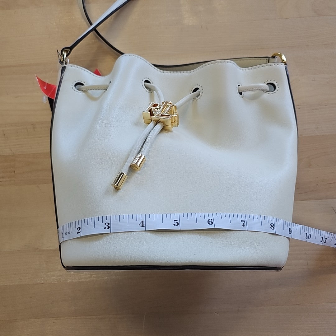 Lauren Ralph Lauren Leather Medium Andie Drawstring Bag