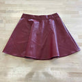 VICI Size M Red Leather Preloved Skirt