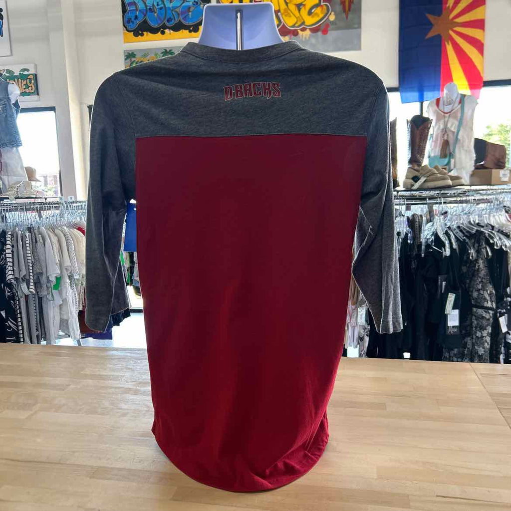 Nike Size S Red Gray Preloved MENS Long Sleeve Shirt