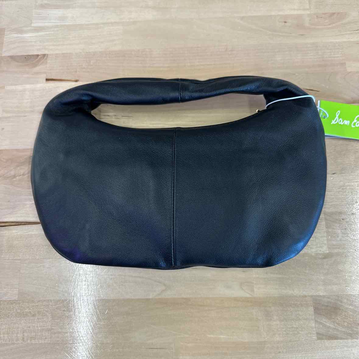 Sam Edelman Michaela Leather Mini Hobo Bag - Black