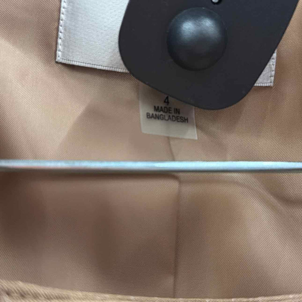 Le Suit Size 4 Tan New 2 pc Dress Set