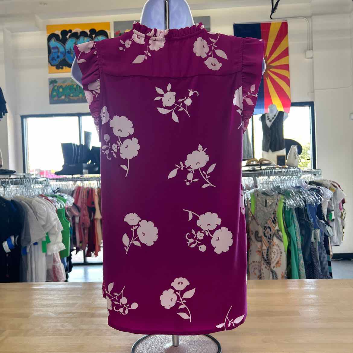 Ann Taylor Size XXS Purple Preloved Sleeveless