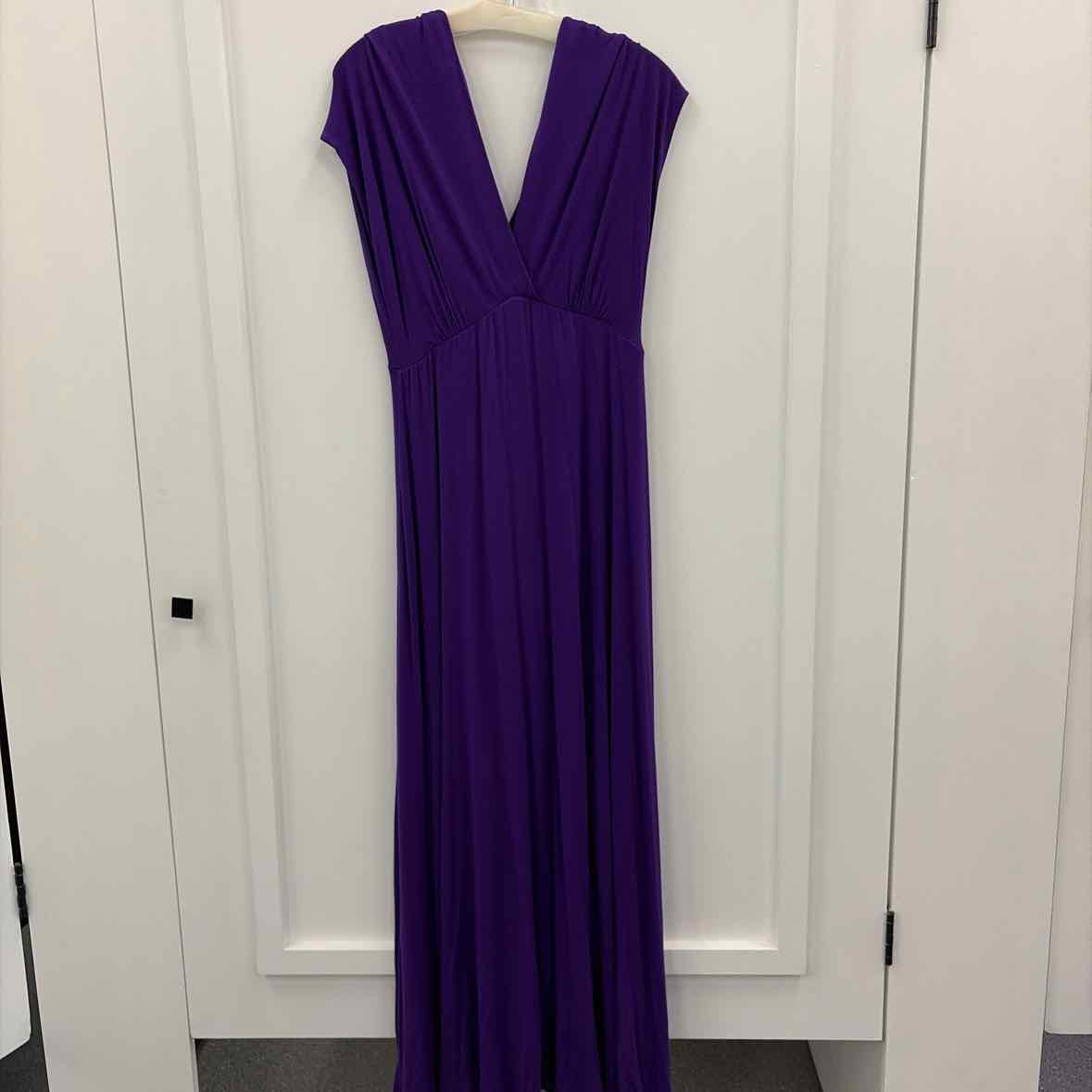 24/7 Size XL Purple Used Dress