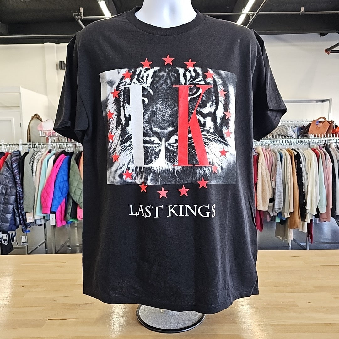 Last Kings Size L Black MENS T-shirt