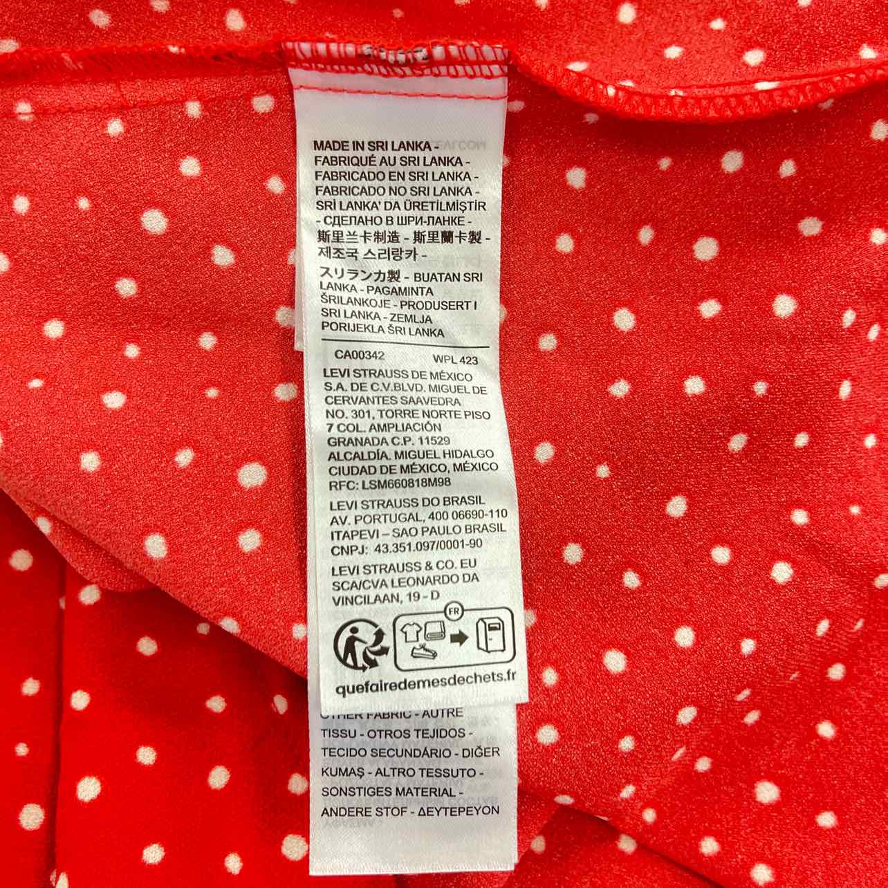 Levi's Size XL Myla Short Sleeve Dress