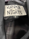 Kasper Size 8 Black Preloved Blazer