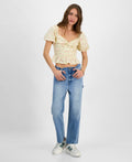 Tinseltown Juniors' Mid-Rise Carpenter Slim Straight Jeans - Vintage Wash - 1
