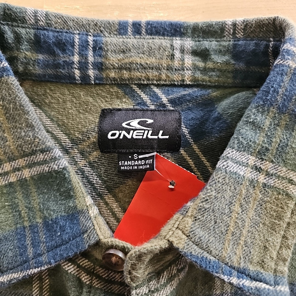 O'Neill Men's Redmond Plaid Button Shirt - Deep Lichen Green