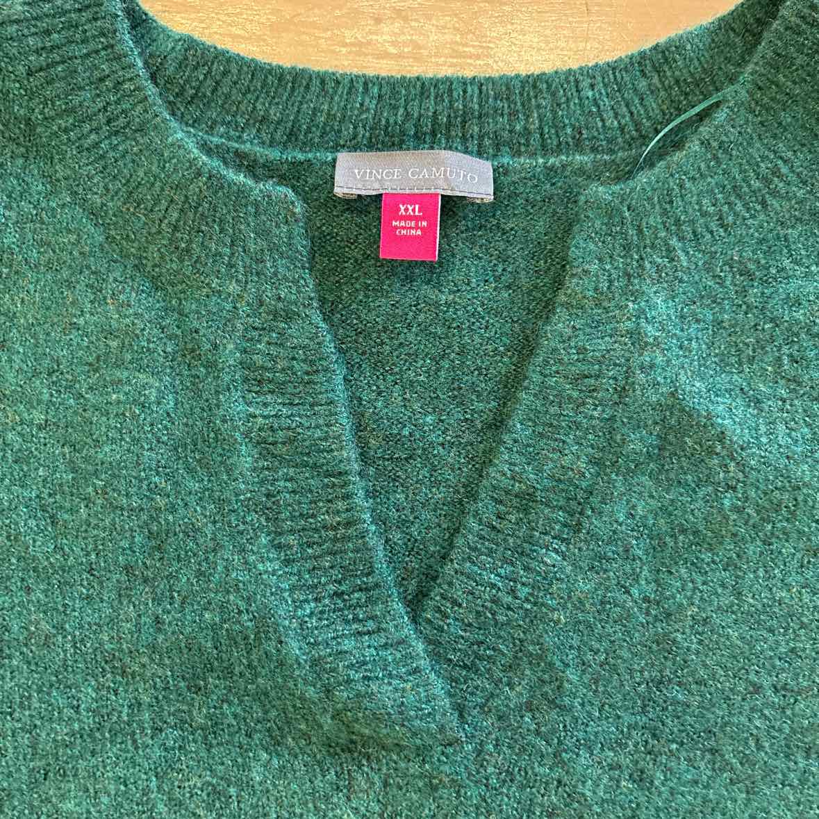 Vince Camuto Size XXL Green Sweater