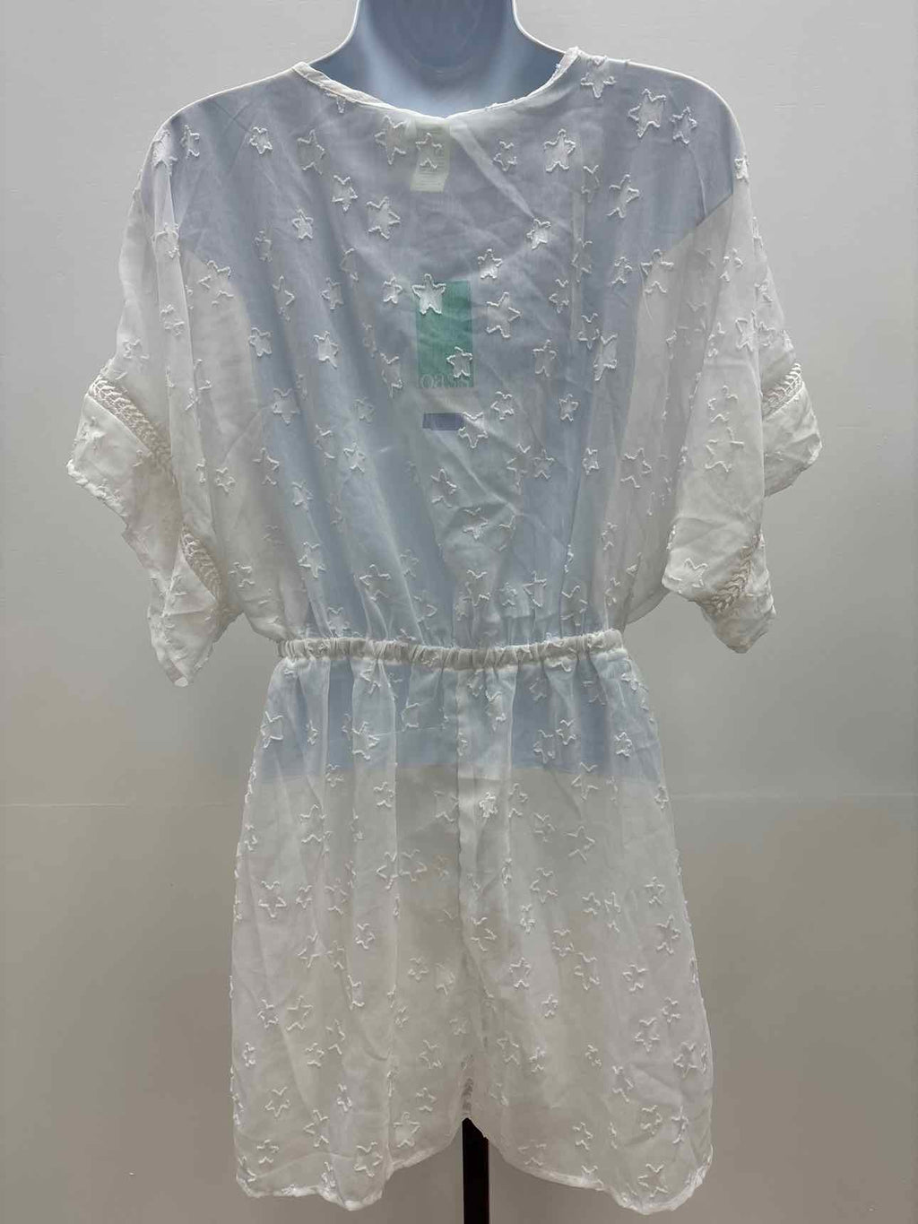 Outdoor Oasis Womens Star Dress Swimsuit Cover-up
