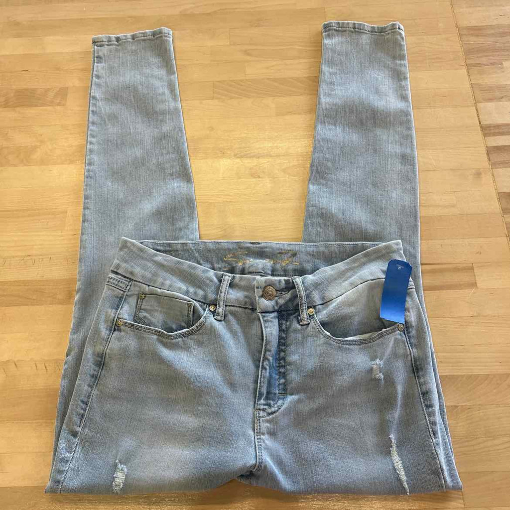 Seven 7 Size 8 Blue Denim Preloved Jeans