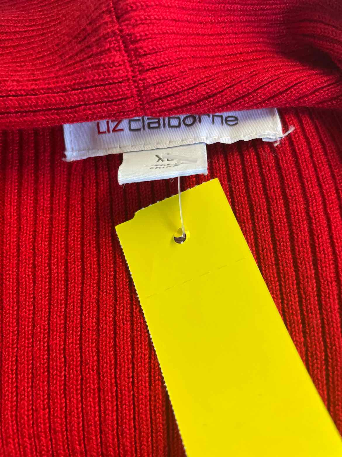 Liz Claiborne Size XL Red Duster