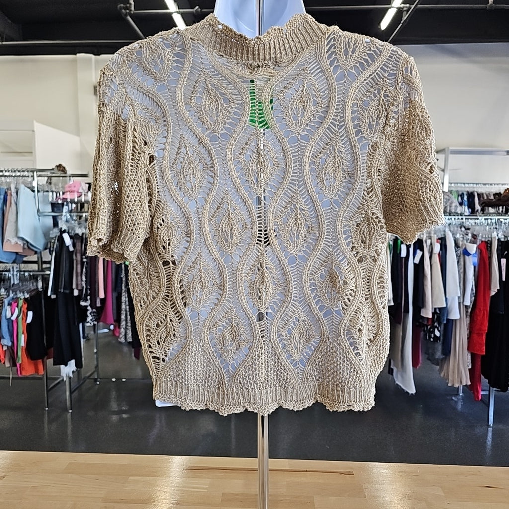 Sweet Kizz Size L Tan Duster