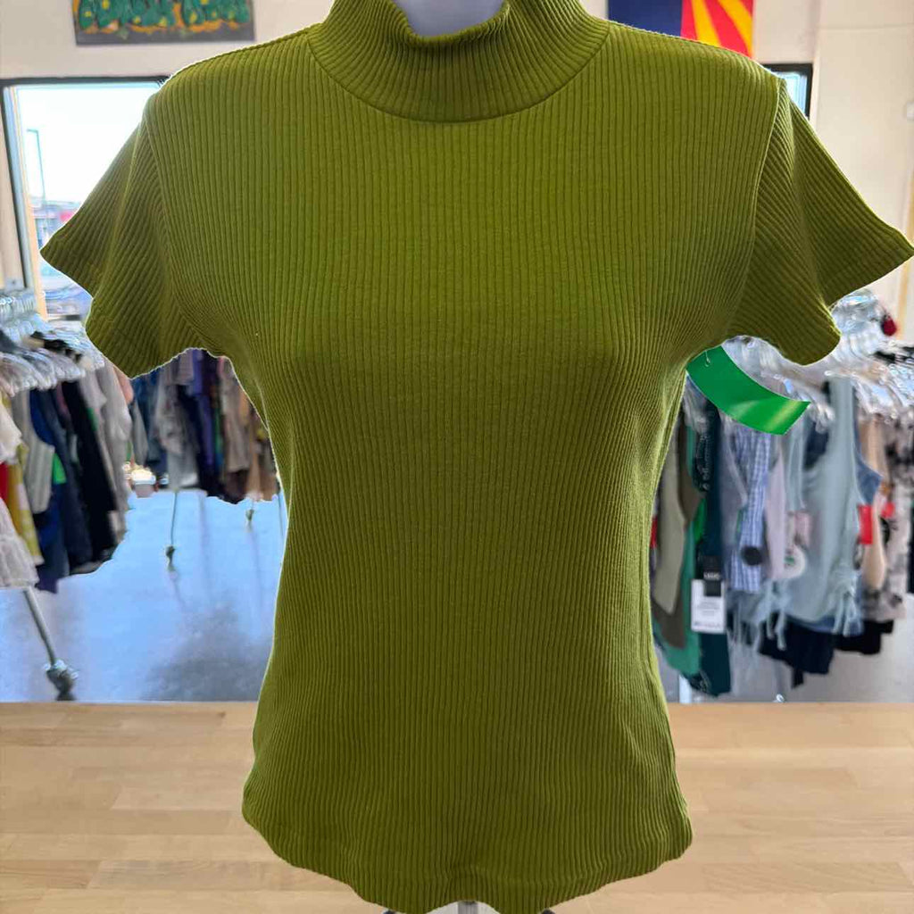 Size S Green Preloved Turtleneck