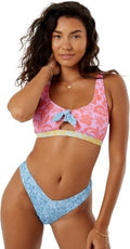 Roxy Size S Tapestry Patchwork Convertible Bralette