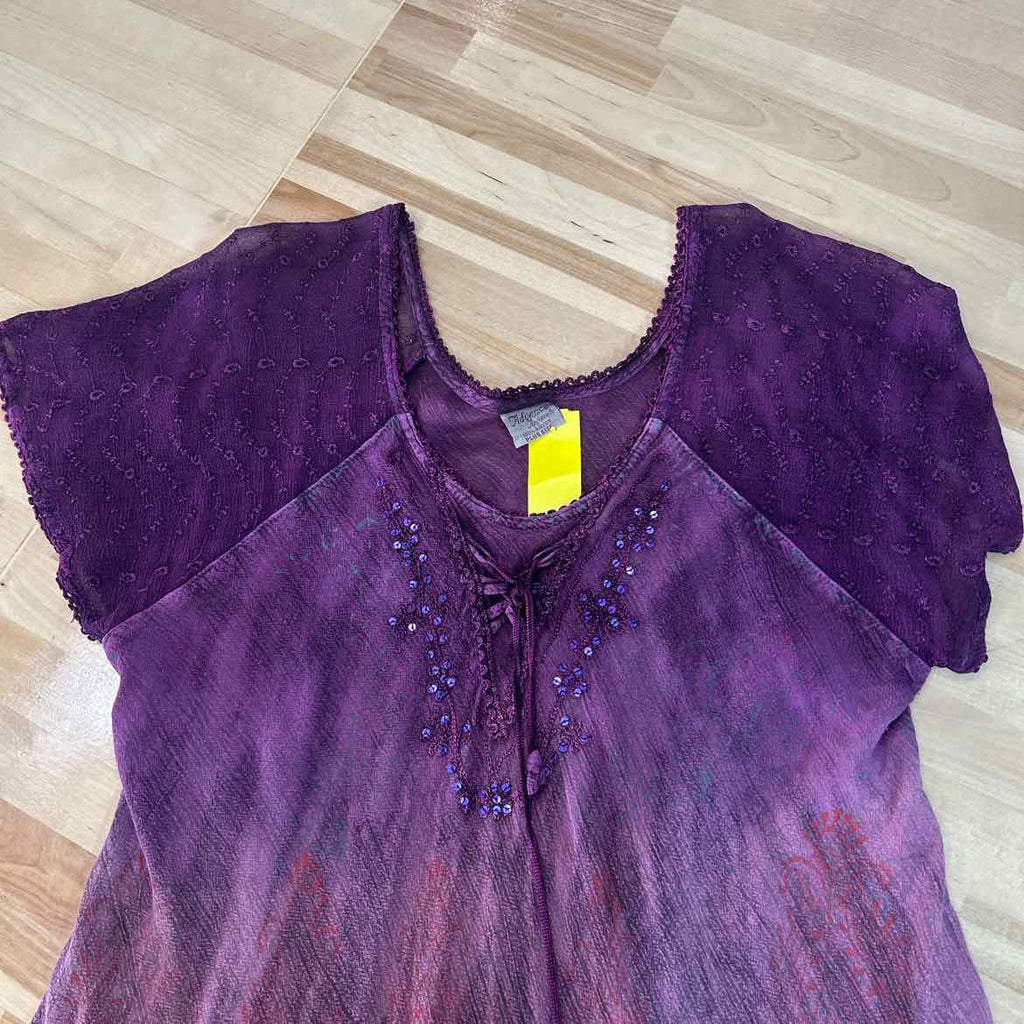 Advance apparel Size PL Purple Preloved Tunic