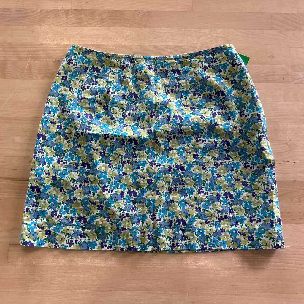 Express Size 1/2 Green & blue Prints Preloved Skirt