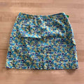 Express Size 1/2 Green & blue Prints Preloved Skirt