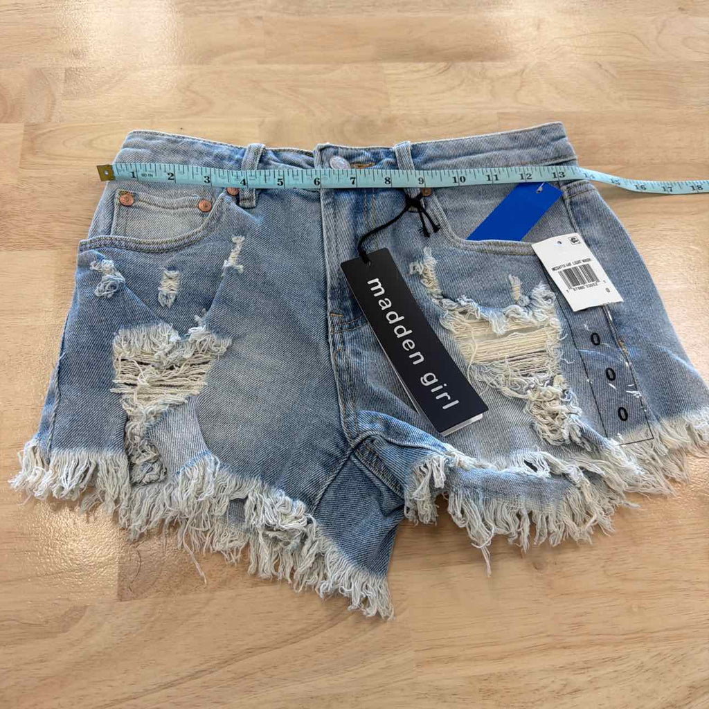 Madden Girl Women Size 0 Blue New Shorts