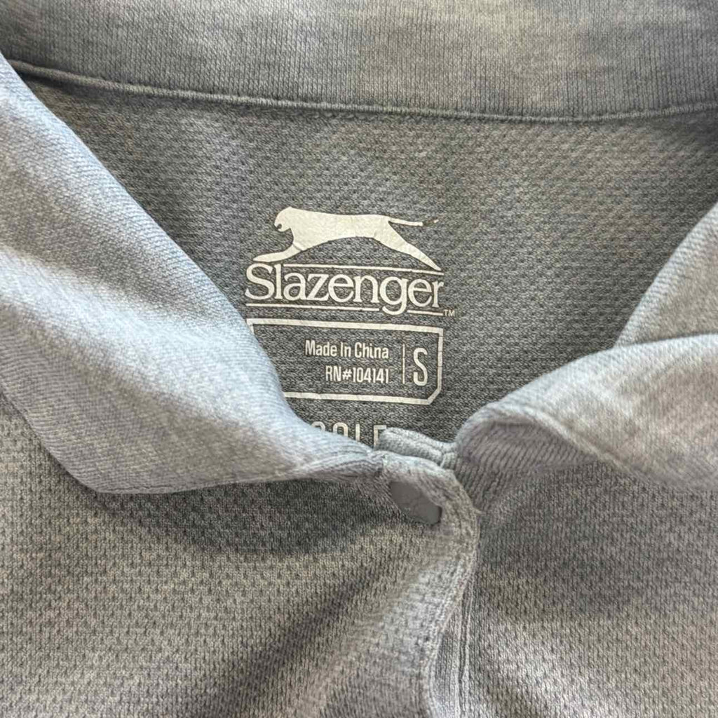 Slazenger Size S Gray Preloved Polo