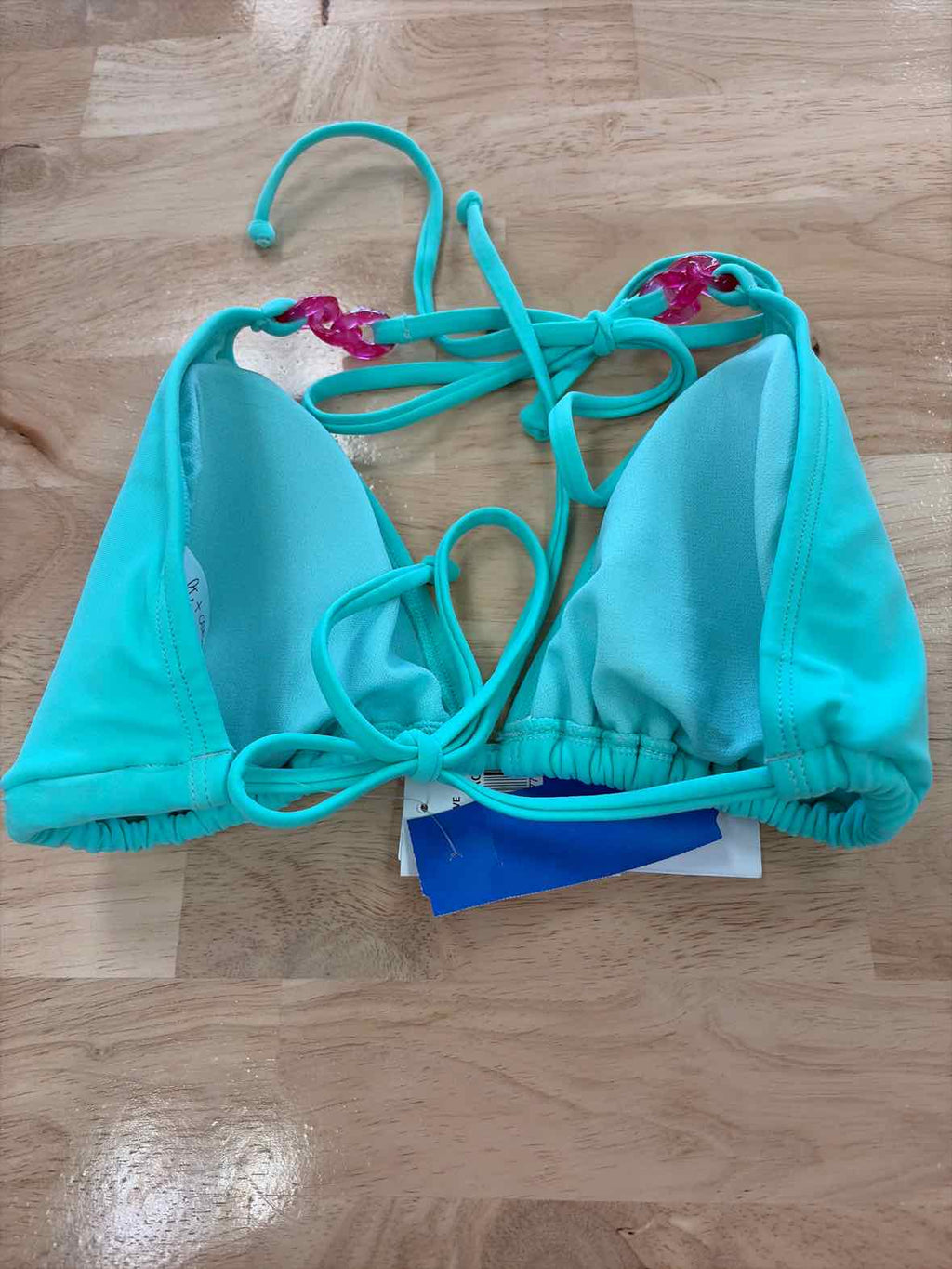 Salt + Cove Size XL String Triangle Bikini Top