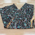 Ann Taylor Size 6 Teal/Black Pants
