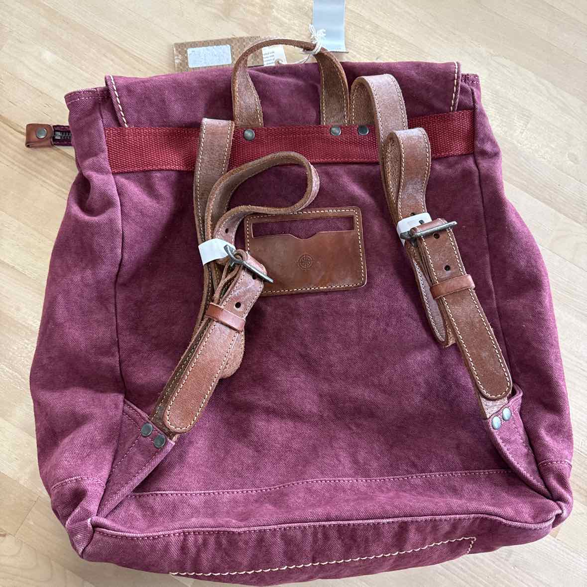 Old Trend Red Backpack Leather New Handbag