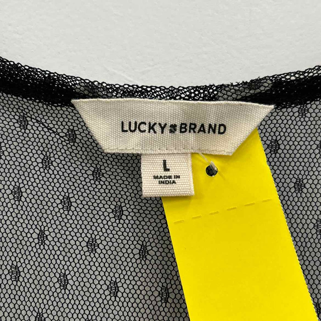 Lucky Brand Size L Black Dress