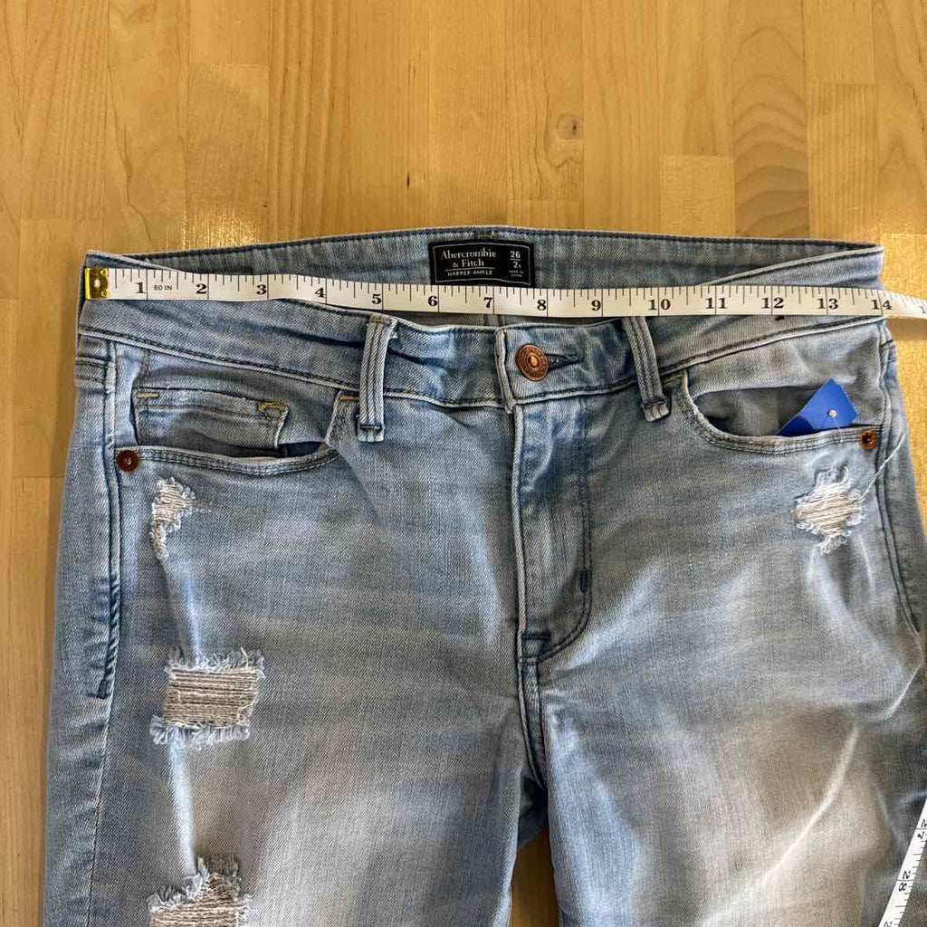 Abercrombie & Fitch Size 2 Blue Jeans