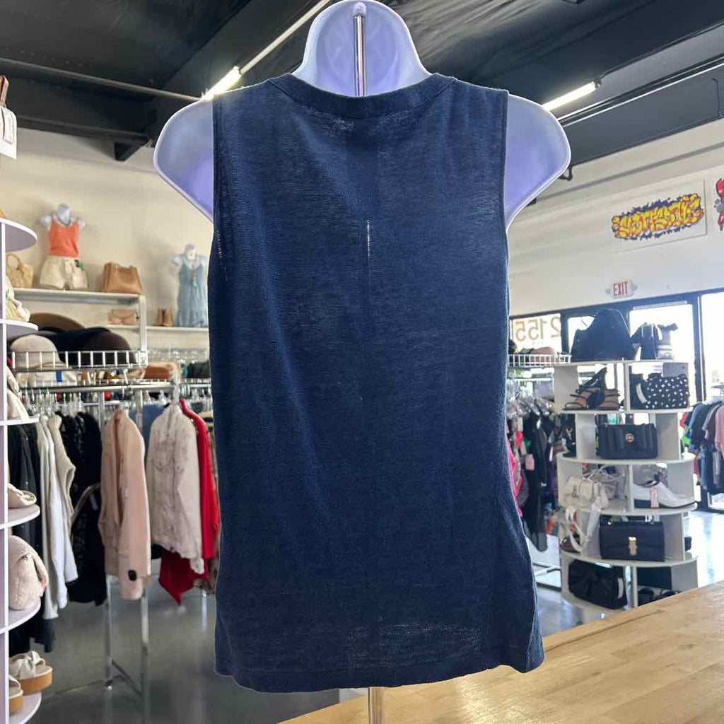 Lafayette 148 Size S Blue Preloved Tank